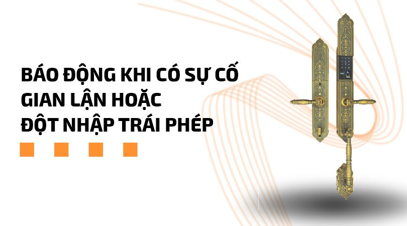 Demax EL886 GB App Wifi - Báo động khi gặp sự cố