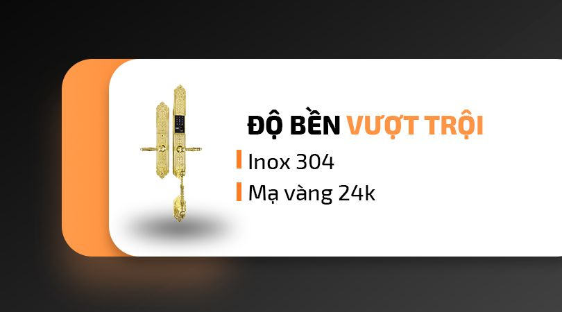 Demax EL886 Gold App Wifi - Độ bền vượt trội