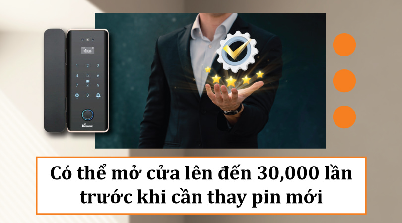 Demax SL900 G APP Wifi - Mở cửa lên đến 30000 lần