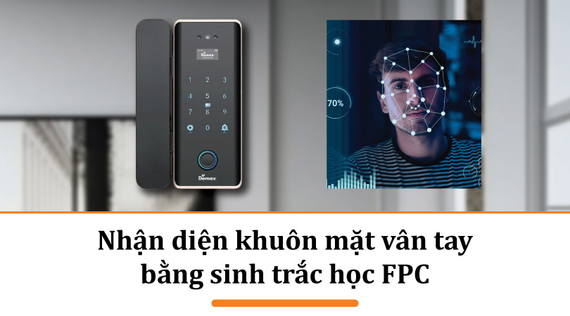 Demax SL900 G APP Wifi - Nhận diện khuôn mặt vân tay bằng sinh trắc học FPC