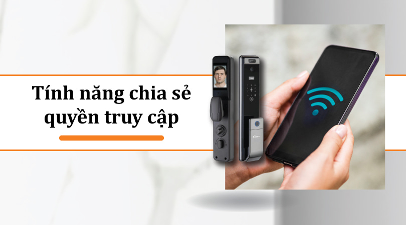Demax SL916 GS App Wifi - Tính năng chia sẻ quyền truy cập