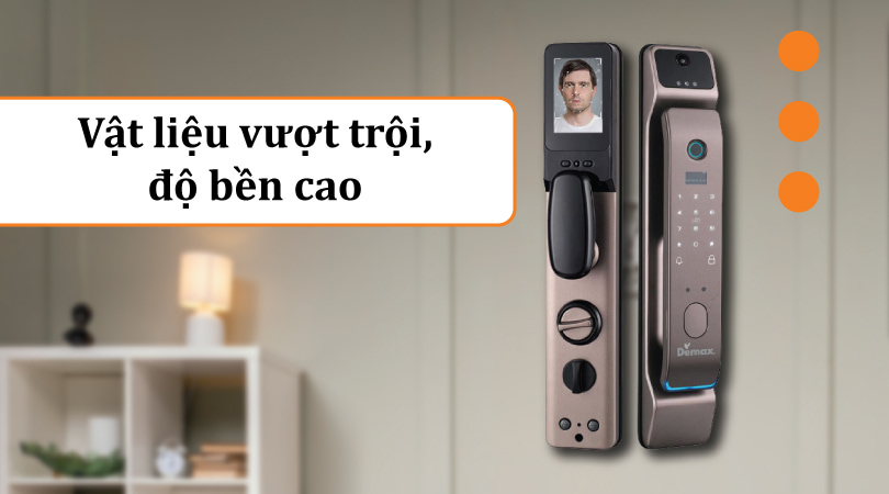 Demax EL928 PB App Wifi - Vật liệu vượt trội và độ bền cao