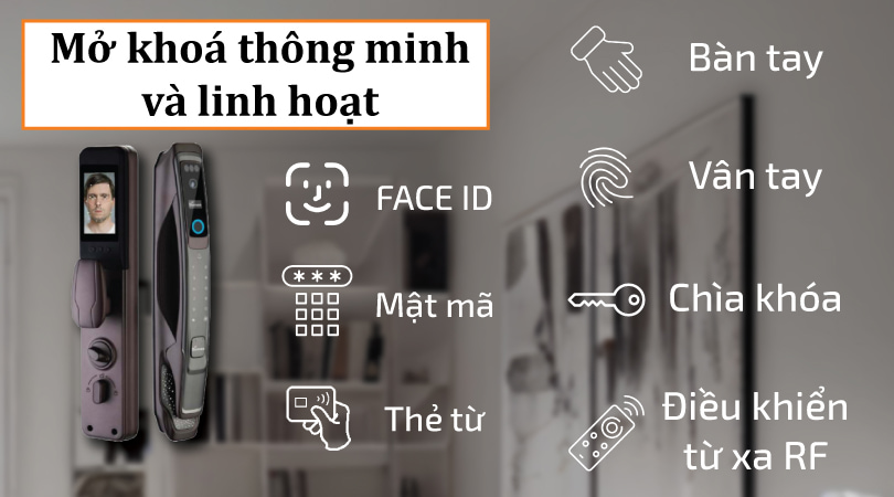 Demax EL968 CB App Wifi - Mở khóa thông minh và linh hoạt