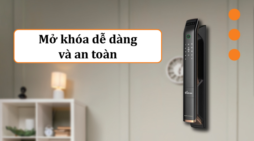Demax EL999 RC - Mở khóa dễ dàng và an toàn