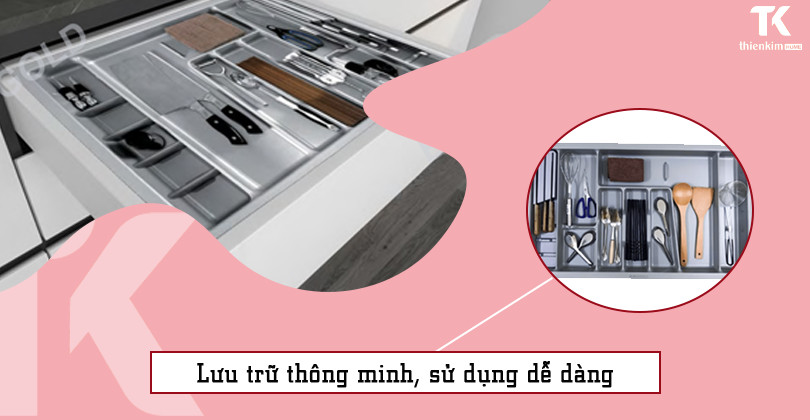 hình ảnh khay chia thìa dĩa Eurogold ETP800