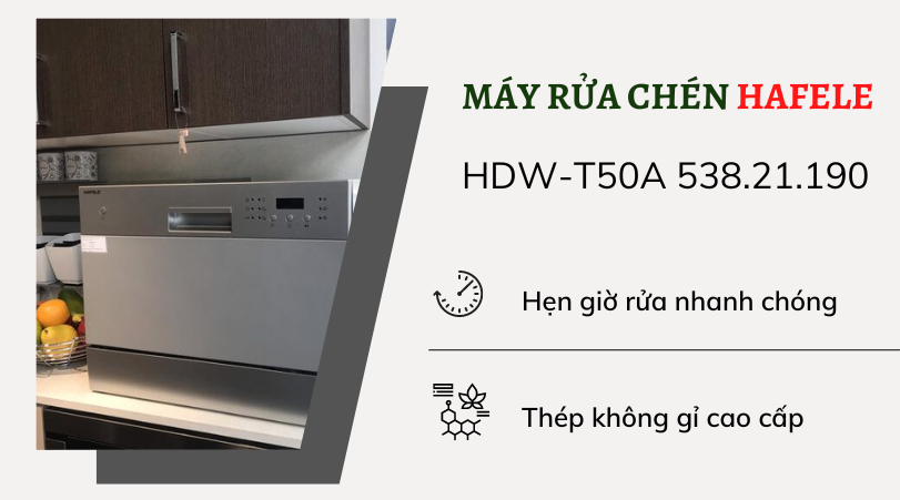 Máy Rửa Chén HDW-T50A Hafele 538.21.190