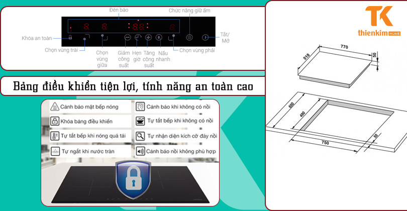 Công dụng Bếp từ Hafele HC-IS773EA 535.02.242