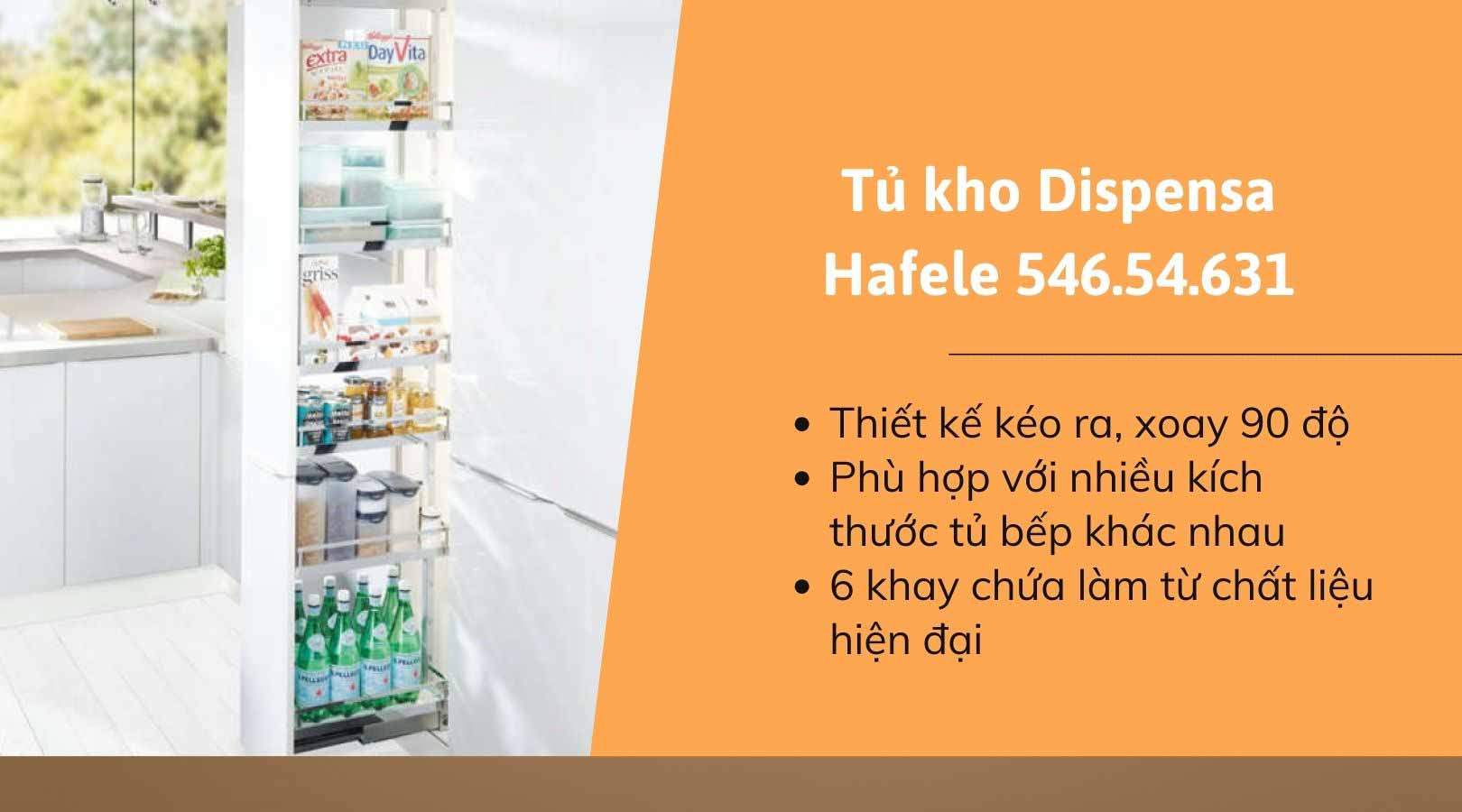 Thiết kế hiện đại, thông minh Hafele 546.54.631