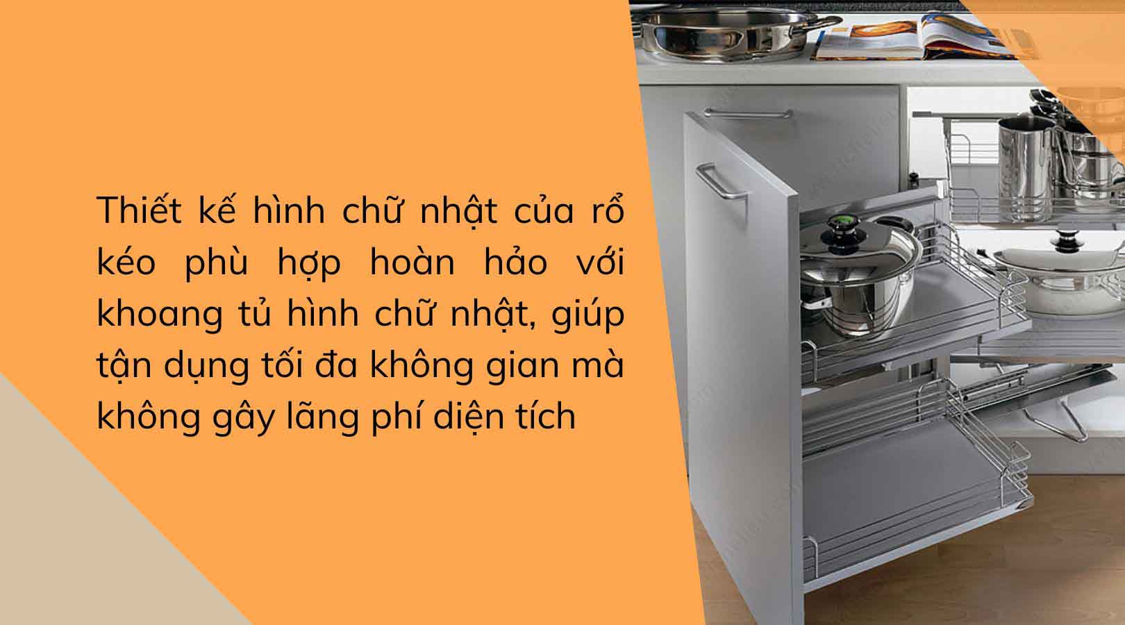 Có nên sử dụng rổ kéo góc 2 tầng mở trái Hafele 546.17.305 không?