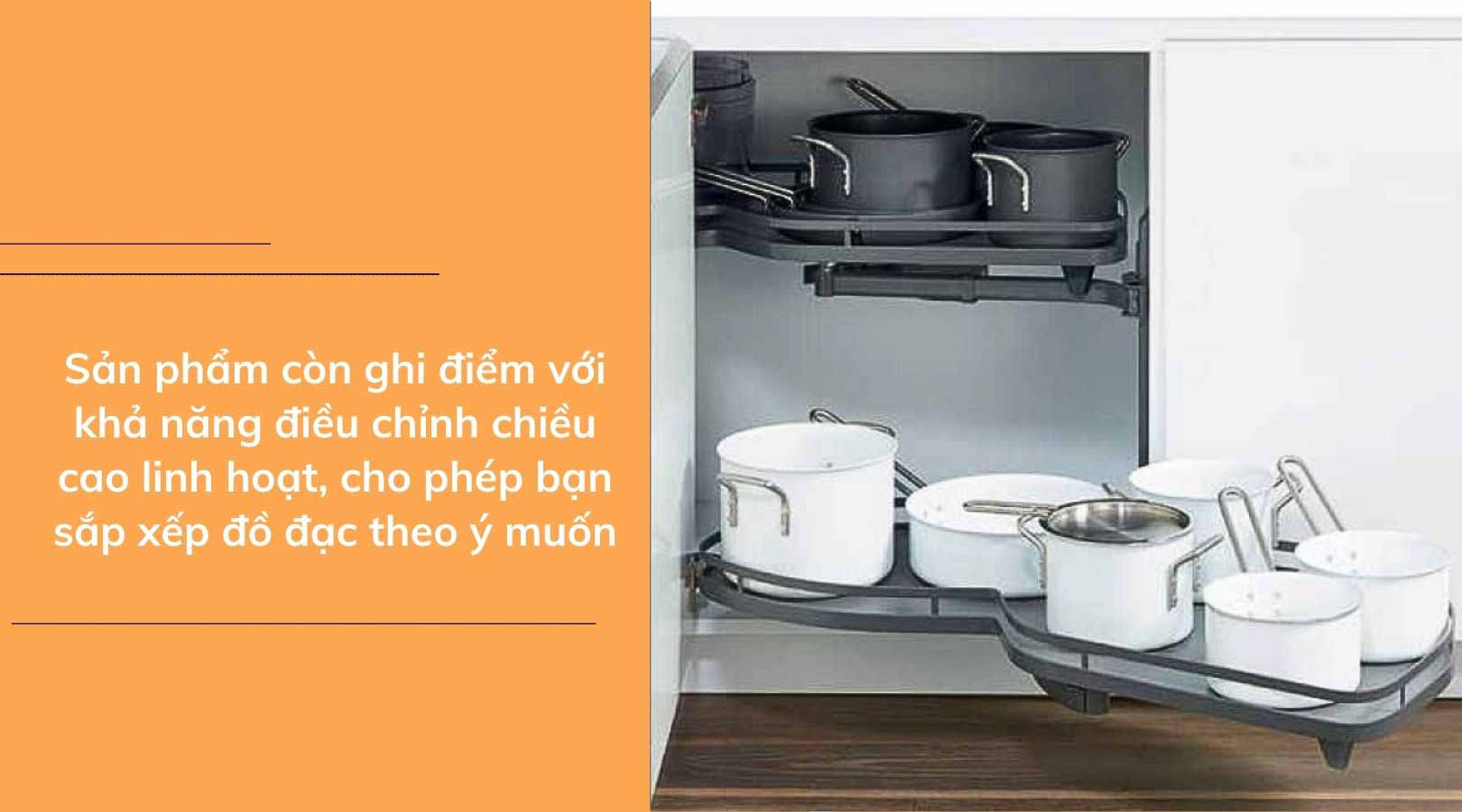 Có nên mua rổ góc lá mở phải Hafele 541.29.480 không?