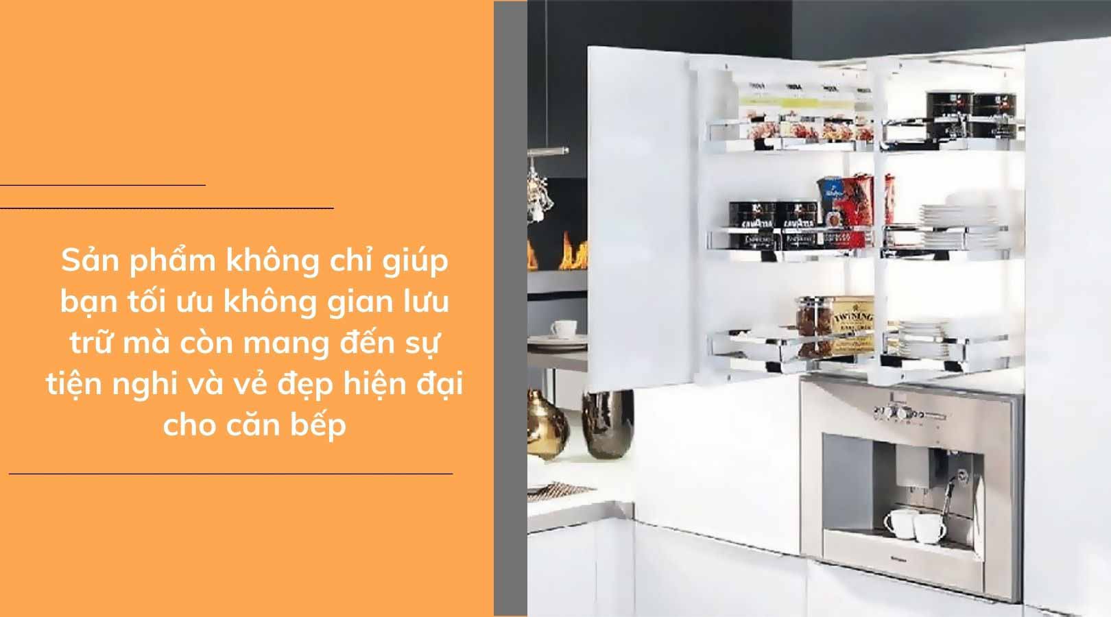 Ưu điểm khi sử dụng rổ kéo 3 tầng Hafele 545.75.971