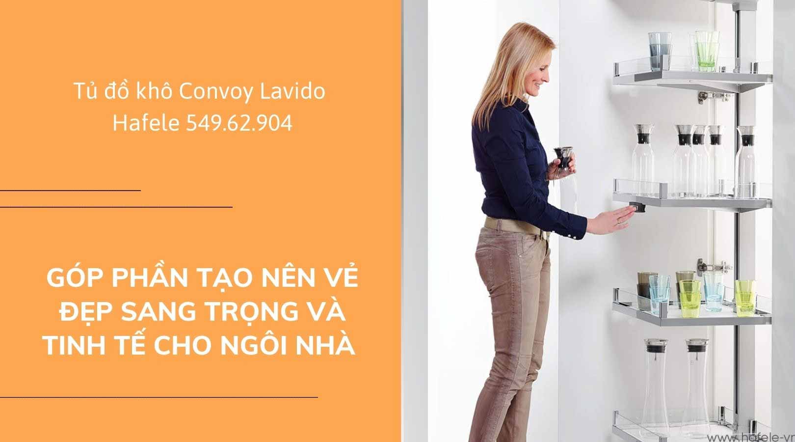 Đặc điểm nổi bật của tủ đồ khô Convoy Lavido 549.62.904