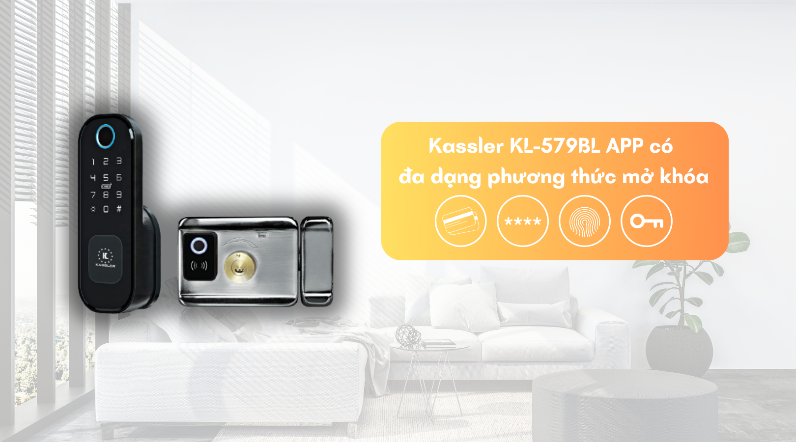 Phương thức mở khóa đa dạng