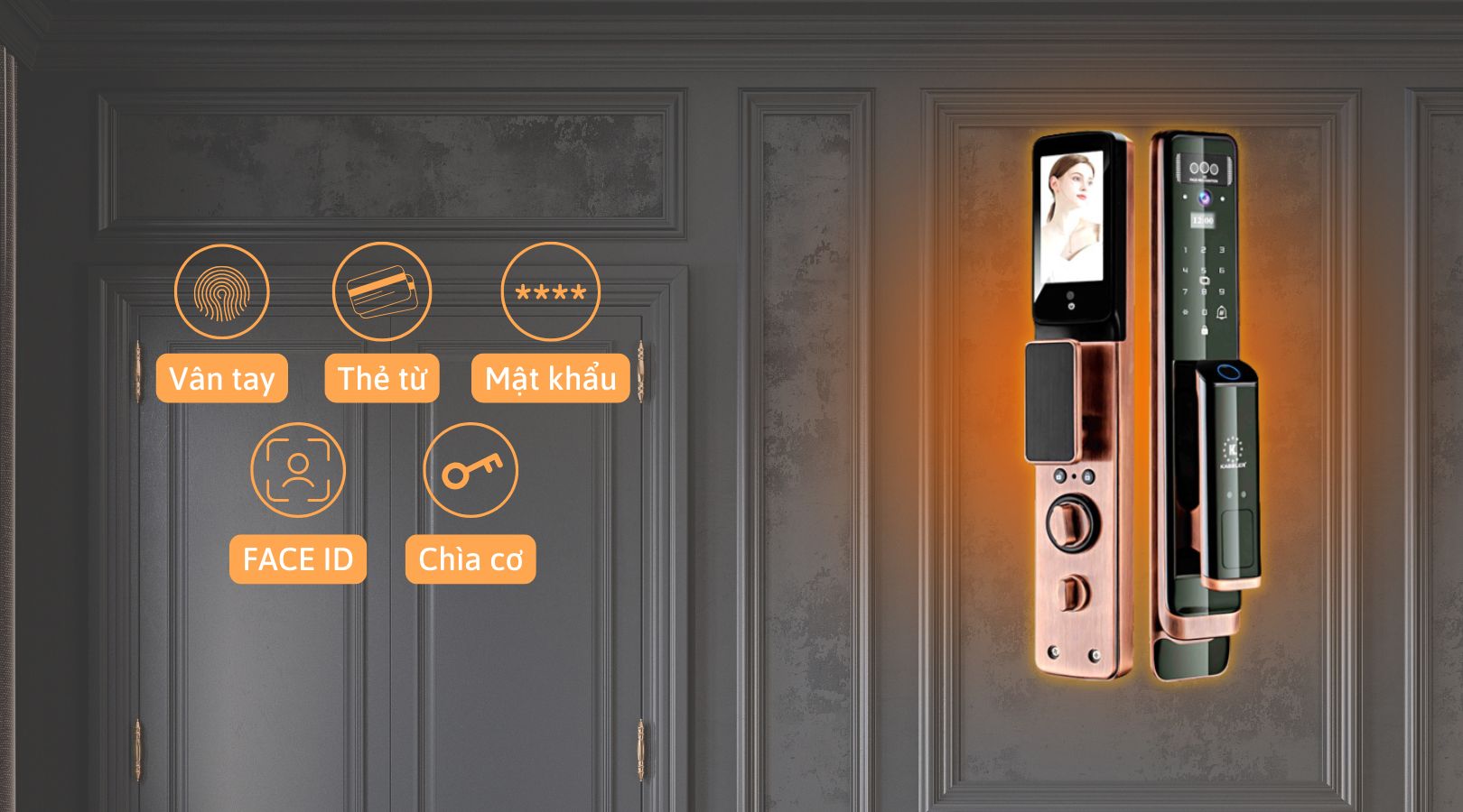 Ưu điểm của khóa điện tử Kassler KL-838 Red Bronze APP