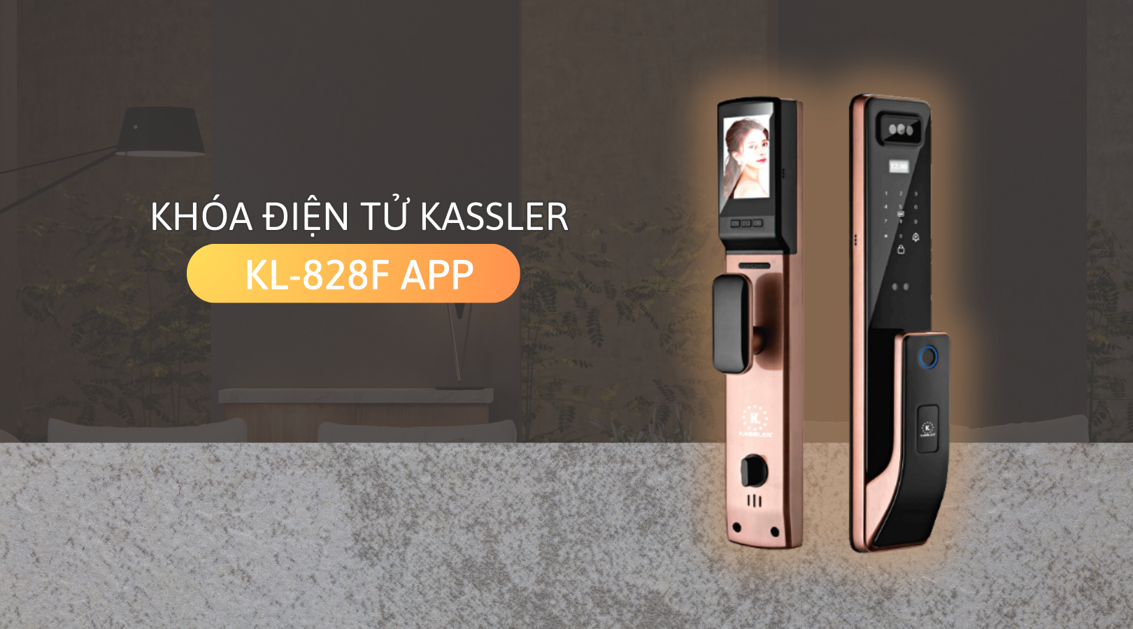 Khóa điện tử Kassler KL-828F APP