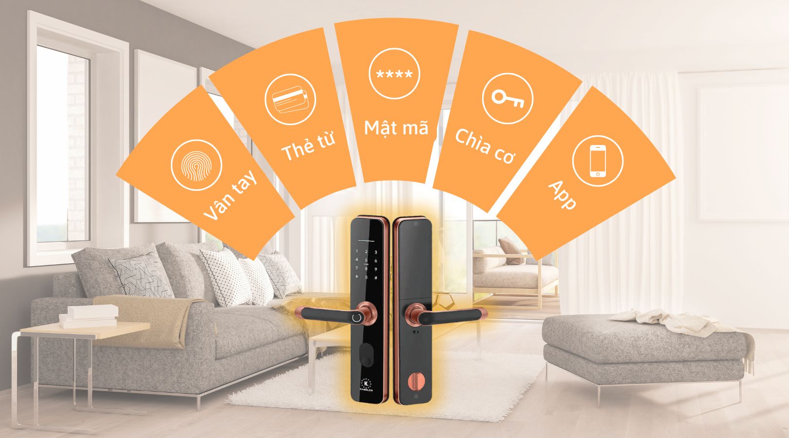 Cách thức mở khóa thông minh, hiện đại