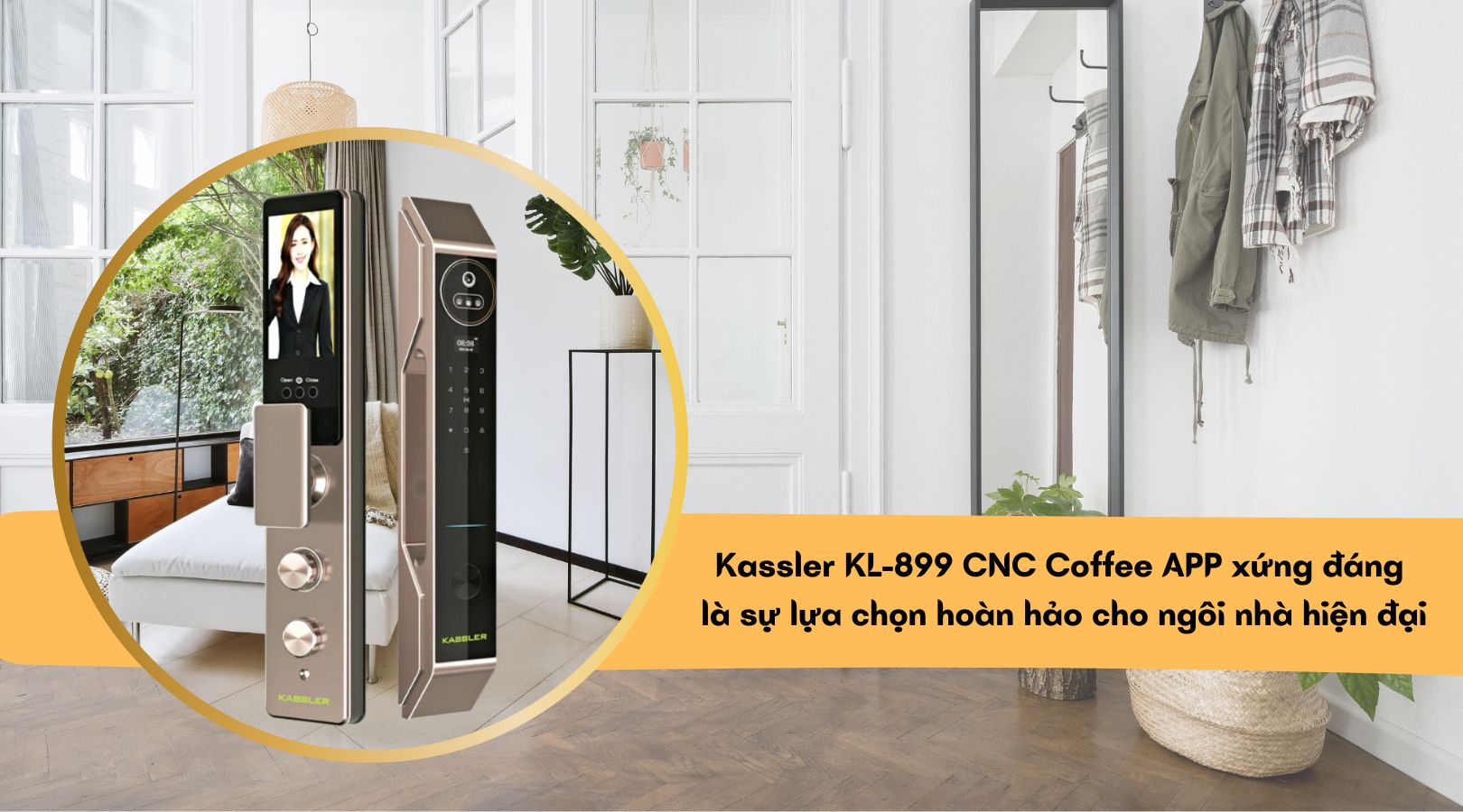 Một số tính năng nổi bật của khóa điện tử Kassler KL-899 CNC Coffee APP