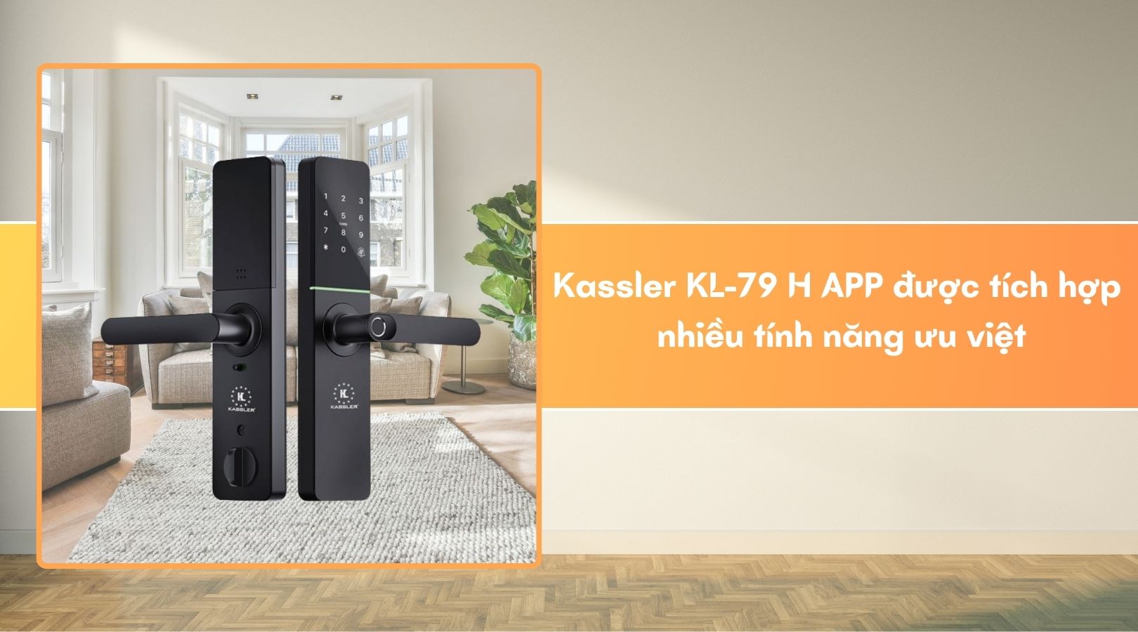 Đặc điểm cấu tạo của khóa điện tử Kassler KL-79 H APP