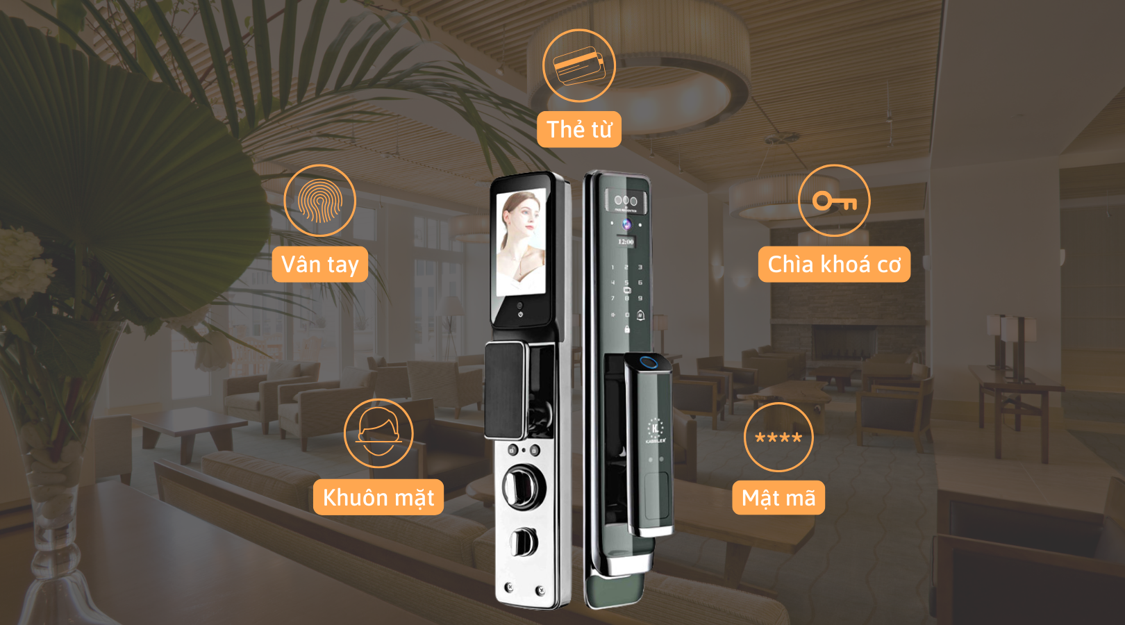 Phương thức mở khóa của Kassler KL-838 Silver Blue APP