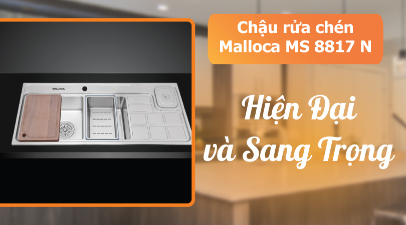 Chậu rửa chén Malloca MS 8817 N