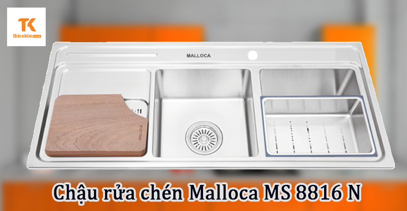 Hình ảnh Chậu rửa chén Malloca MS 8816 N