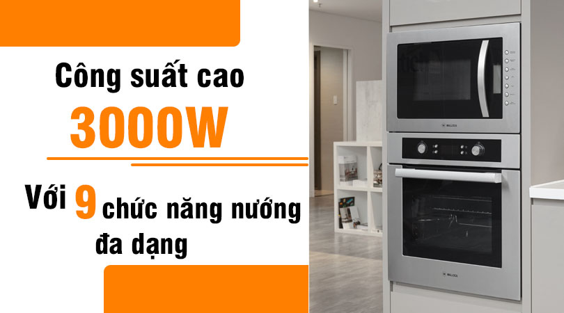 Công suất lò nướng Malloca MOV-659 PGR