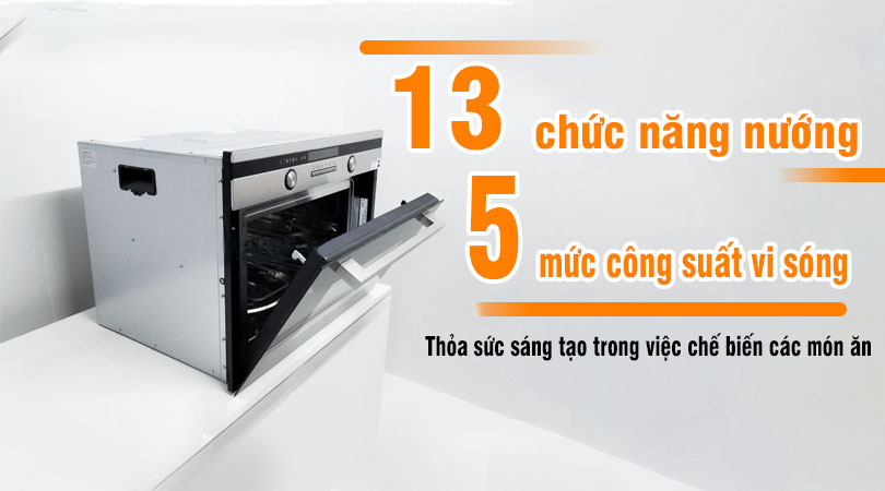 Lò nướng kết hợp vi sóng Malloca MW-944TF - Thỏa sức sáng tạo