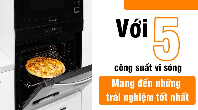 Tiện ích 5 mức công suất điều chỉnh 