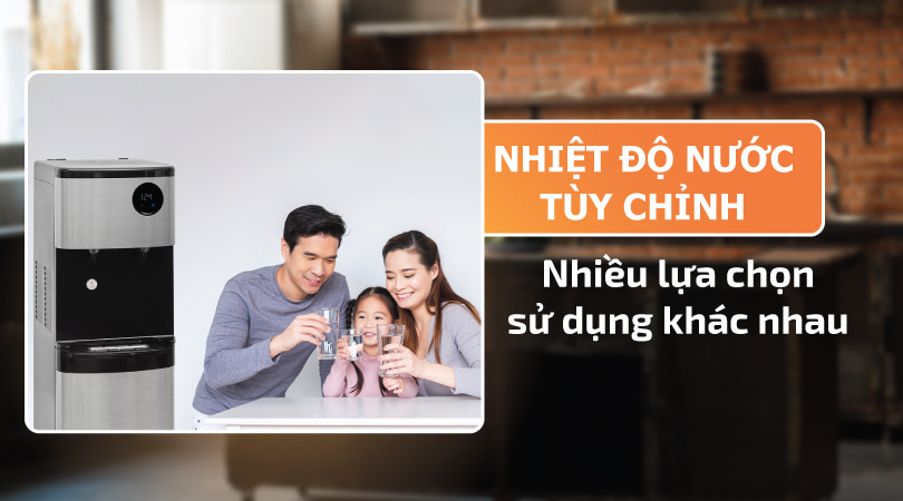 Cây nước nóng lạnh Malloca MWD-1834B - Nhiệt độ tùy chỉnh