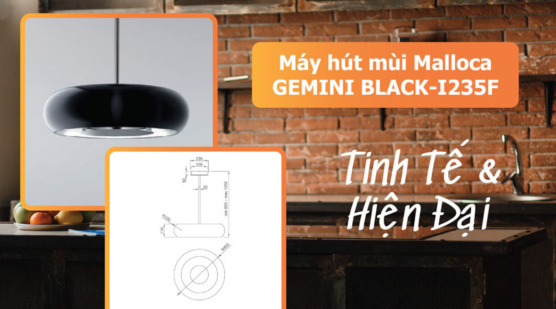 Malloca GEMINI BLACK-I235F