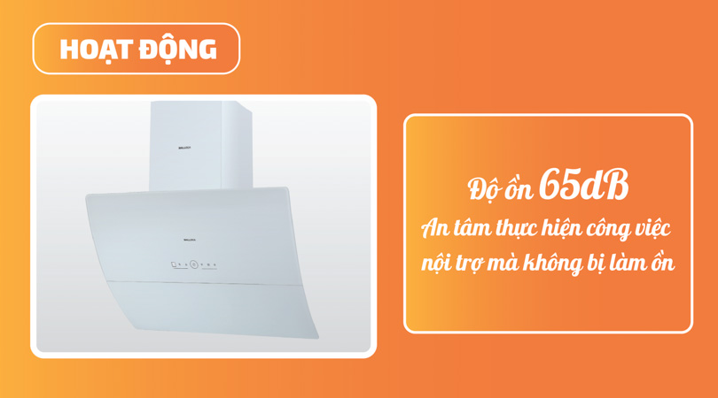 Malloca MC 9039W độ ồn