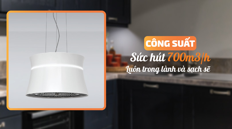 Công suất máy hút mùi Malloca SOPHIE K-500W