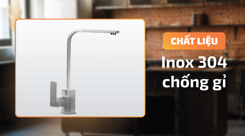 Malloca K536S Chất liệu inox 304