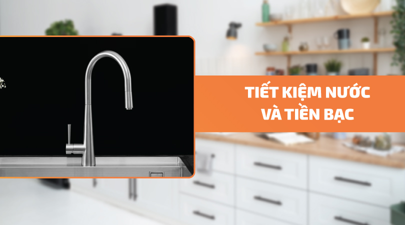 Vòi rửa chén Malloca K095-S - Tiết kiệm nước và tiền bạc