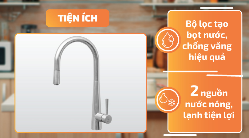 K095-S Tiện Ích Hỗ Trợ Việc Rửa Bát