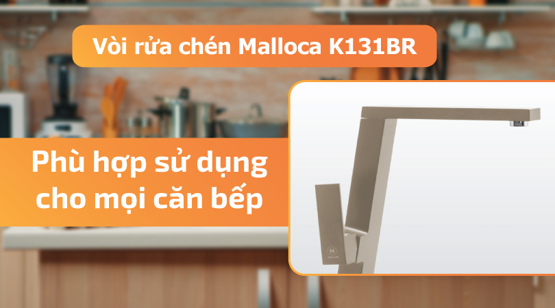 Malloca K131BR Thiết kế tinh tế đẹp mắt