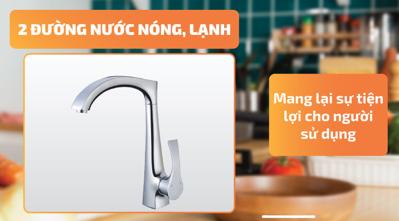 Malloca K151T Tiện Lợi Với 2 Đường Nước