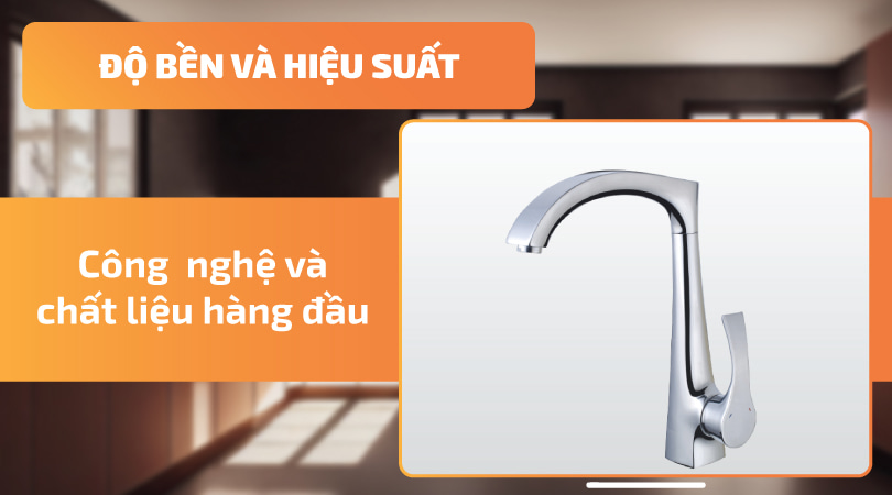 Vòi rửa chén Malloca K151T - Độ bền và hiệu suất