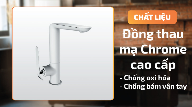 Vòi rửa chén Malloca K275C chất liệu