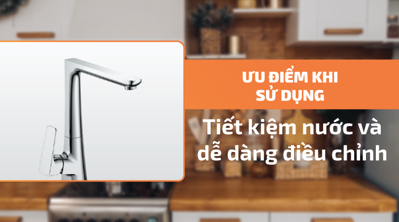 Vòi rửa chén Malloca K292C - Tiết kiệm nước