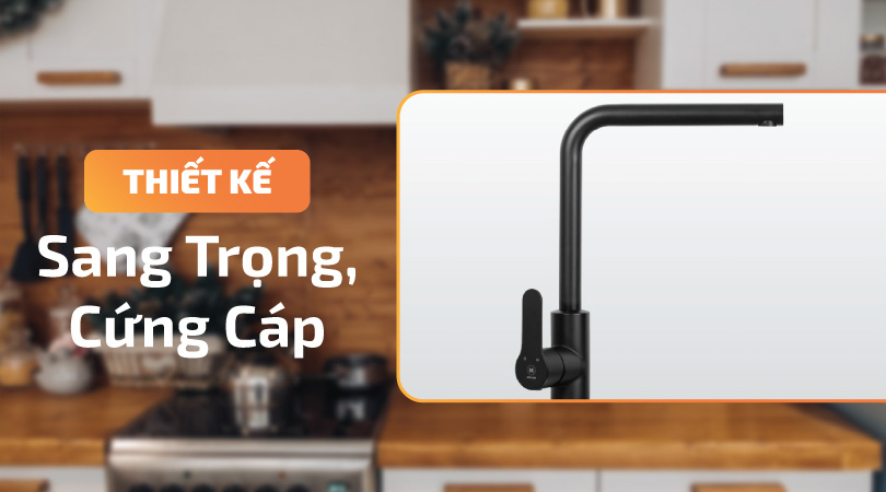 Vòi rửa chén Malloca K525B - Sang trọng và cứng cáp