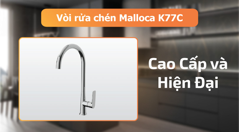 Vòi rửa chén Malloca K77C