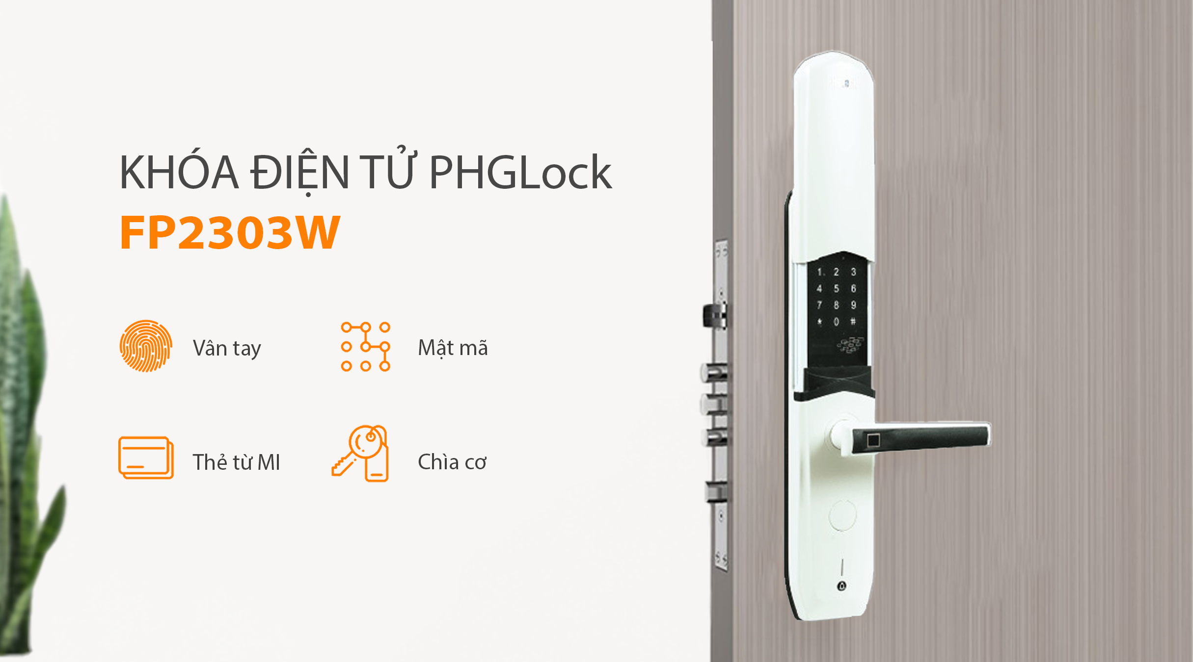 Phương thức mở khóa đa dạng