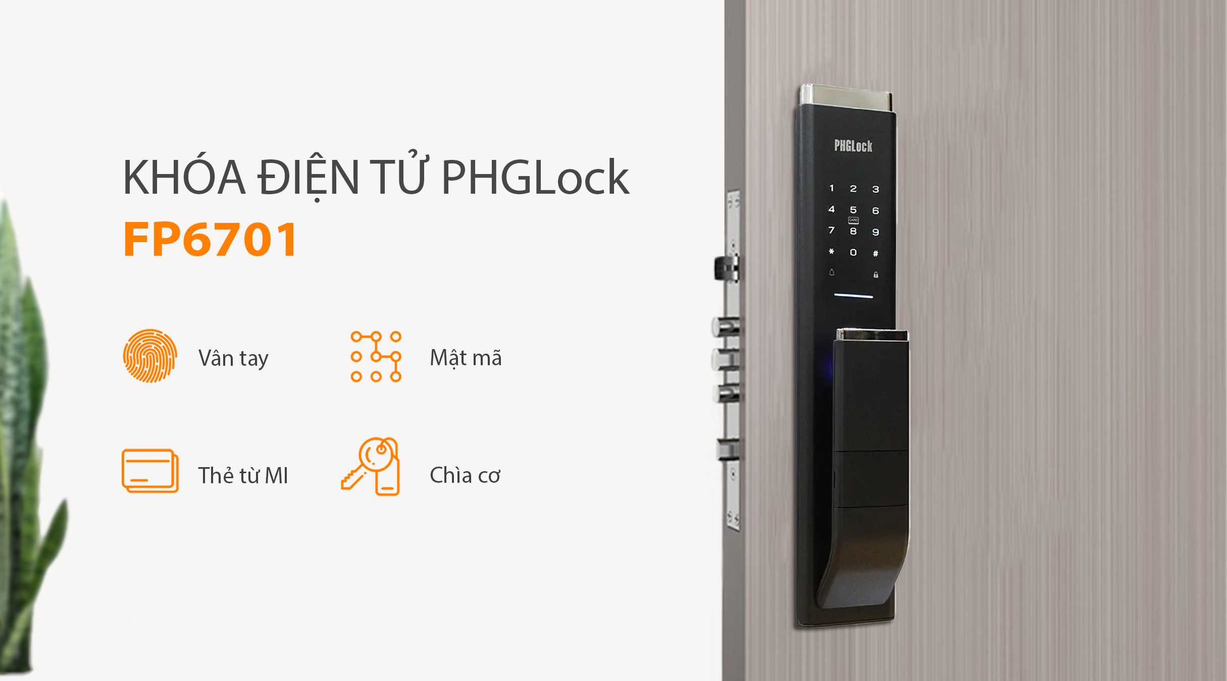 Phương thức mở khóa linh hoạt, đa dạng