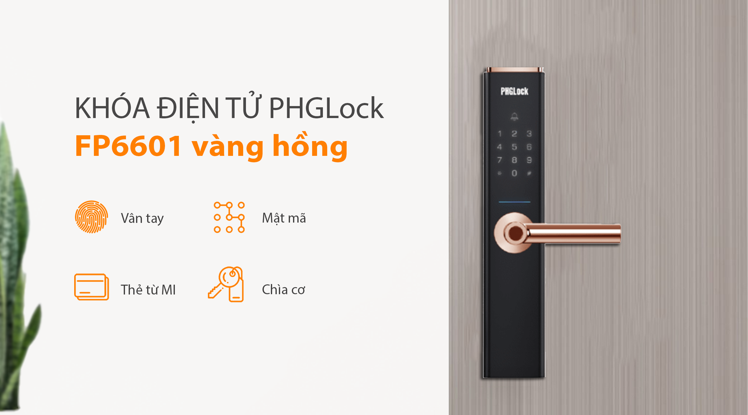 Phương thức mở khóa đa dạng, linh hoạt