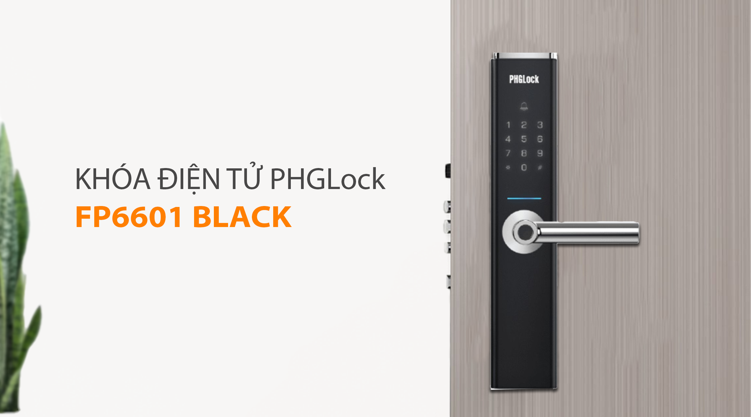 Chức năng nổi bật của khóa PHGlock FP6601 đen