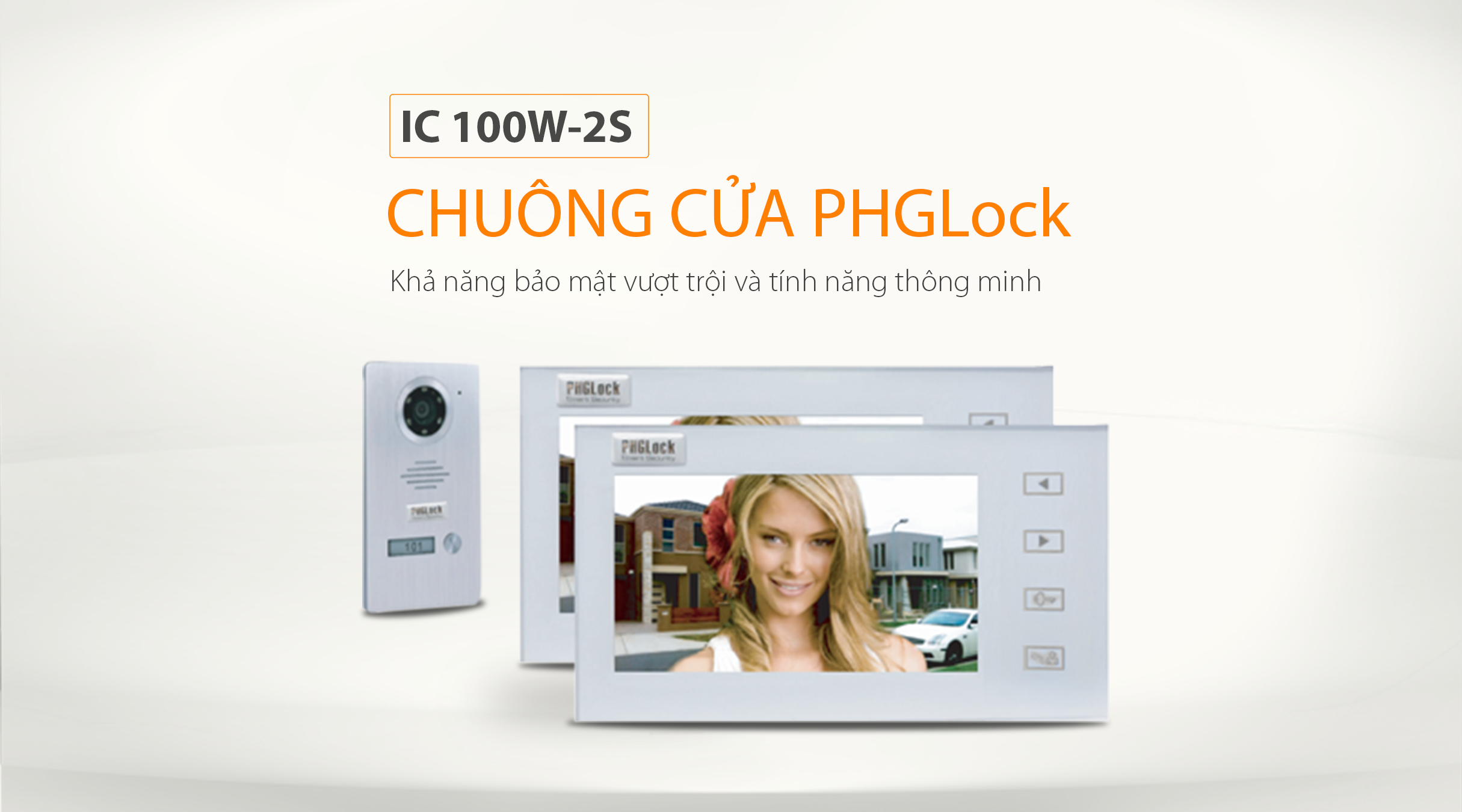 Thiết kế của chuông cửa PHGLock IC 100W-2S
