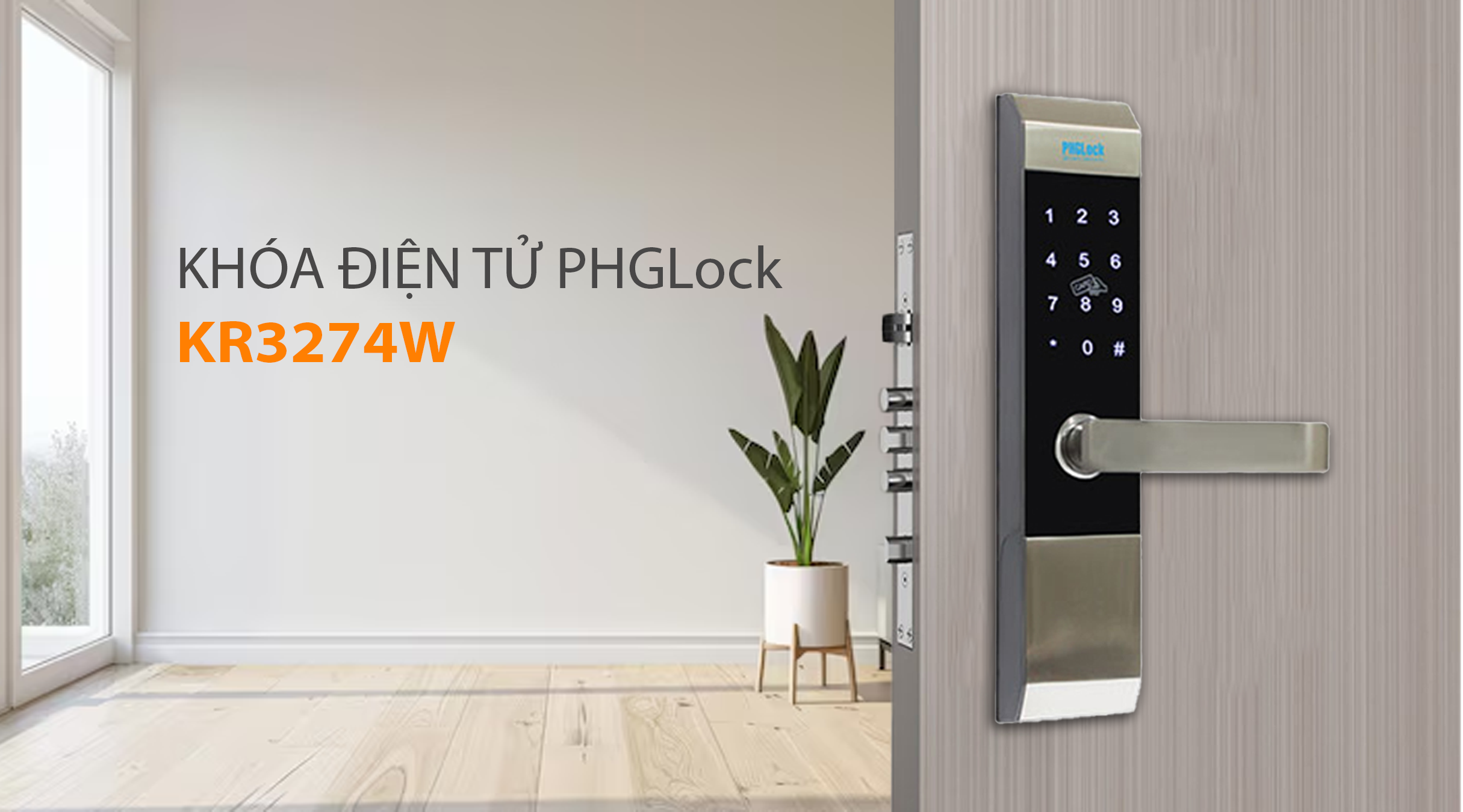 Chức năng nổi bật của khóa điện tử PHGlock KR3274W
