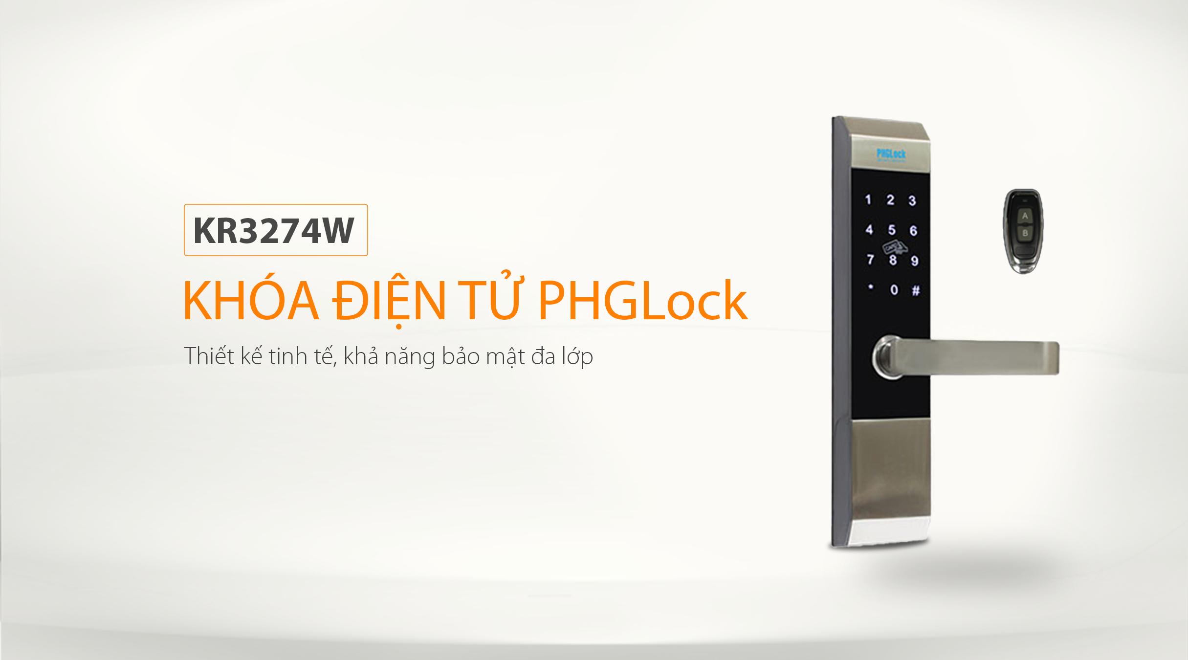 Đặc điểm của khóa điện tử PHGlock KR3274W