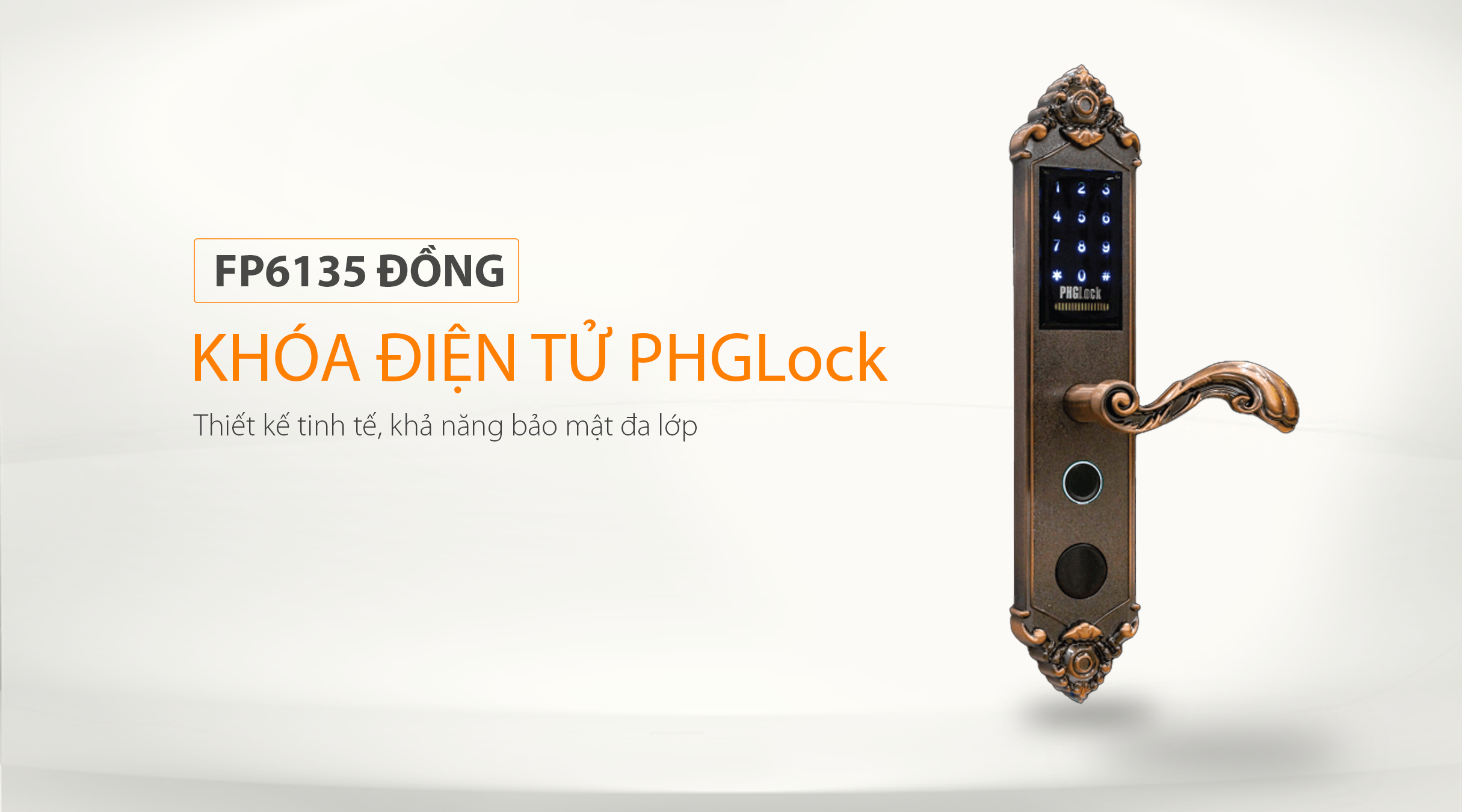 Thông số kỹ thuật của khóa điện tử PHGlock FP6135 đồng